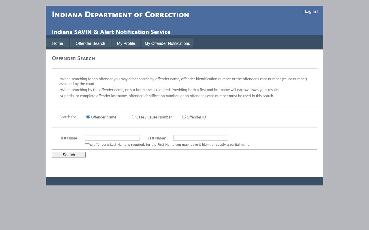 Orange County inmate population custody search fields in Indiana SAVIN
